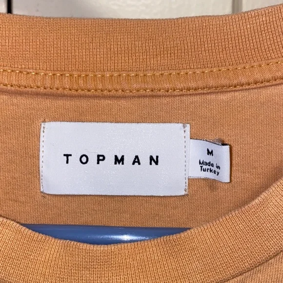 Topman Medium Apricot Graphic Digital Realm Short Sleeve Tee - Picture 2 of 14